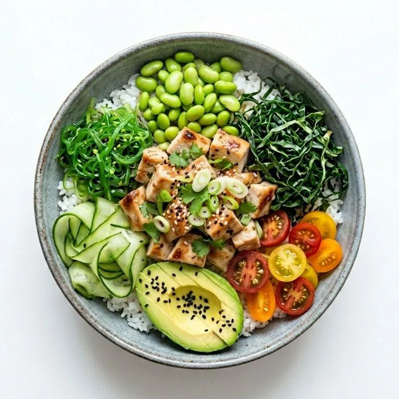 Chicken Poke Bowl