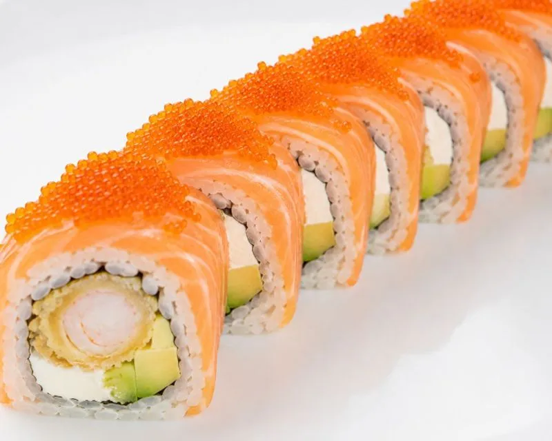 Ebi Crispy Salmon Roll